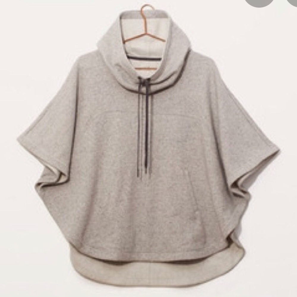 Loft Lou and Gray hooded poncho